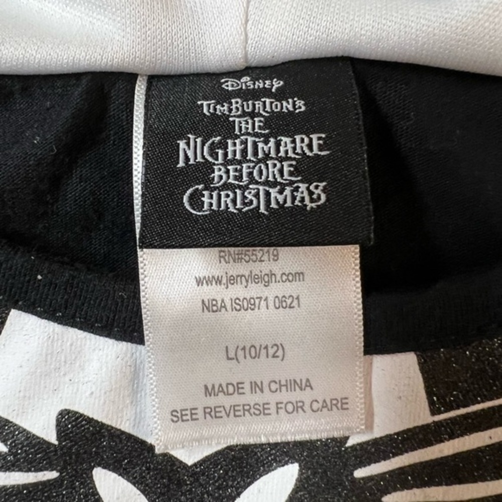 Disney nightmare before‎ Christmas Glitter Jack Skellington girls cosplaydress L - Picture 7 of 9
